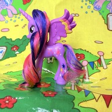 My Little Pony G4 Princess Twilight Sparkle Neon Rainbow Power Brushable Figure