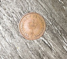 1971 New Penny 1/2 Coin Elizabeth 2nd In Excellent Condition