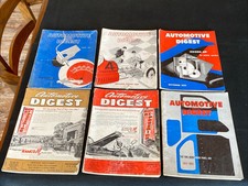 Automotive Service Digest Books Auto Racing Cars 1949 1951 LOT Of 6 Magazines
