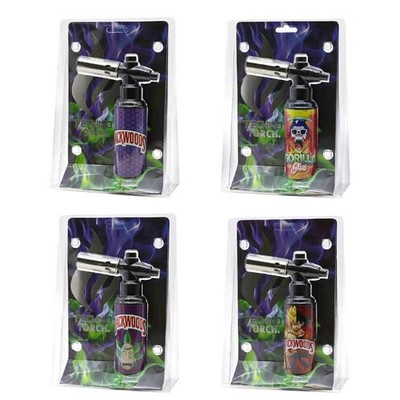 Techno Torch Jumbo Double Shot Clamshell Torch (15850) | 7 Inch | Refillable