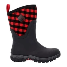 MUCK BOOT COMPANY Women's Arctic Sport II Mid Black and Buffalo Plaid Boots