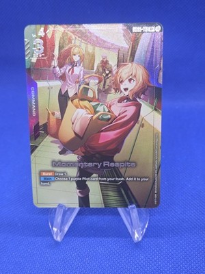Gundam Card Game Dual Impact Momentary Respite GD02-112 Rare+ R+