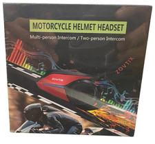 Motorcycle Helmet Headset 8 Riders Communication System X8 Intercom with Musi...