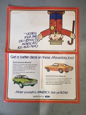 Ford's NEW 4-door Maverick Advertisment Brochure