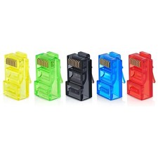 100pcs RJ45 Modular Plug UTP Network Cable LAN Connector Plug End CAT6