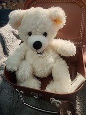 Steiff Lotte Teddy Bear In Suitcase NWT Button In Ear