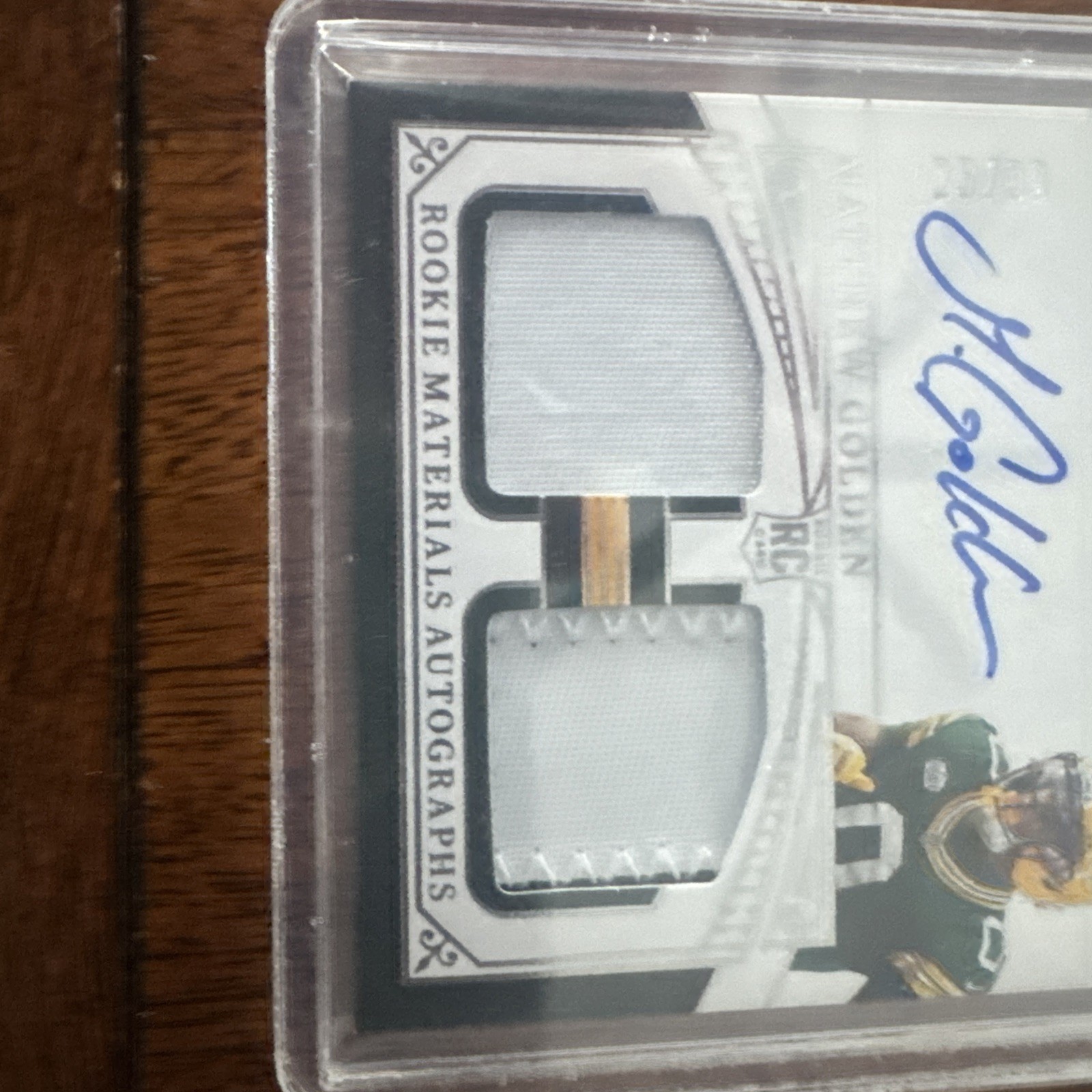 2025 National Treasures Rookie Quad Patch Auto Matthew Golden #RMAQ-MGN /99 RPA view 4