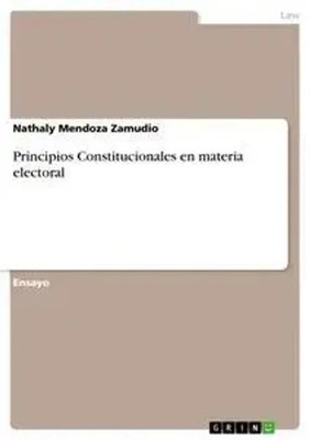 Nathaly Mendoza Zamudio | Principios Constitucionales en materia electoral