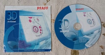 PFAFF Creative 3D File Assistant CD 3D Embroidery System Creative Software Nice