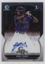 2023 Bowman Chrome Prospect Andy Perez #CPA-APZ Auto 19yg