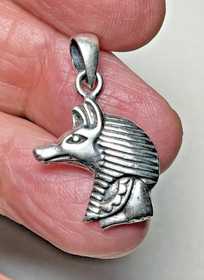 Very nice Hand made Anubis God of the dead pendant Egyptian Charm