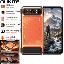 5G OUKITEL WP68 AIR Rugged Smartphone Android 16 Thin Mobile Waterproof Unlocked