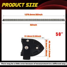 714202632384450inch Dual Row Led Light Bar Spot Combo For Hummer Offroad 714202632384450inch Dual Row Led Light Bar Spot Combo For Hummer Offroad