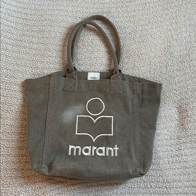 ISABEL MARANT Small Yenky Embroidered Logo Tote