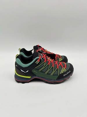 Salewa MTN Trainer Lite GTX Damen Wanderschuhe Grün EUR 36,5