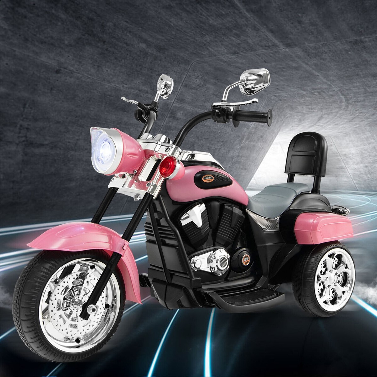 chopper children 6V Kids Ride On Chopper Motorcycle 3 Wheel Trike with