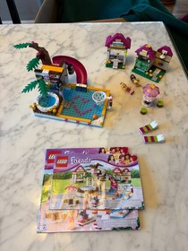 Lego Friends, 41005, High School, added 3184 and 41008, swimming pool