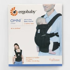 Ergobaby All in One Breathable Mesh Baby Carrier Newborn to Toddler