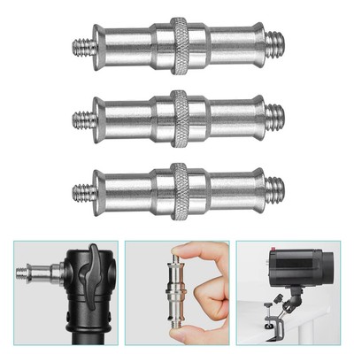  3 Stück Lichtstativadapter 1/4 bis 3/8 Konverterschraube