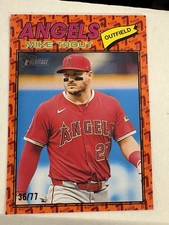 2026 Topps Heritage - Mike Trout #163 1977 Border /77