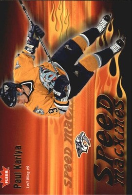 2006-07 Fleer Speed Machines #SM16 Paul Kariya - HKY