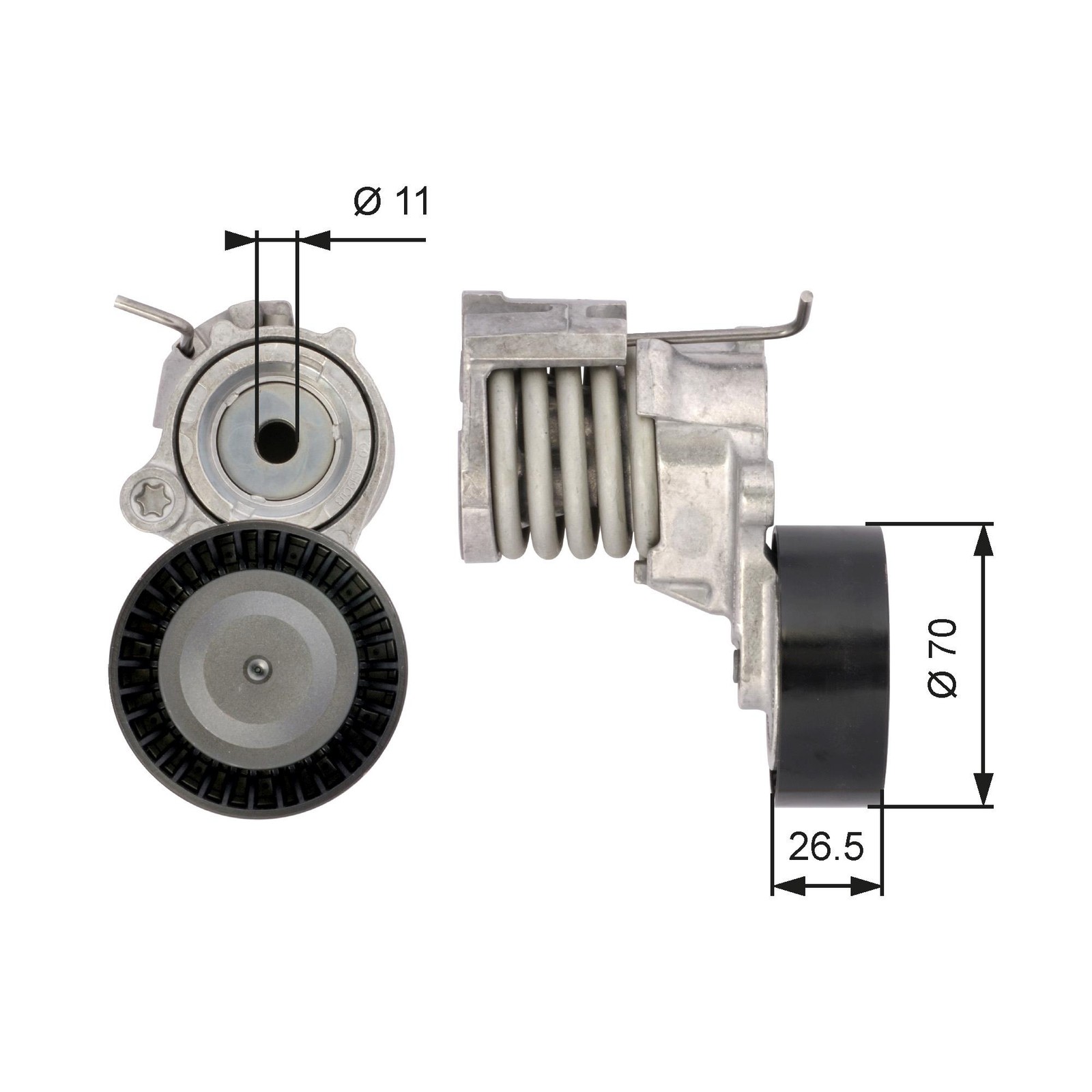 Fits GATES T39115 BELT TENSIONER V-RIBBED BELT ⭐UK Stock⭐ - Image 10