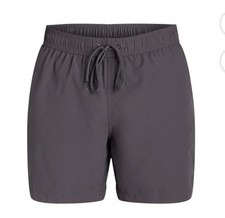 George Men's Size 3XL 48-50 Swim Trunks, 6" Inseam, Grey New With Tag