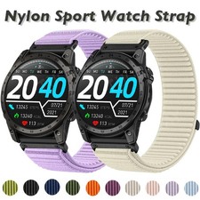 Quick Fit Nylon Band Strap For Garmin Fenix  8 43mm 5S 6S 7S Solar Instinct 2S