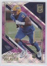 2021 Panini Donruss Elite Rookies Purple 34/99 Rashad Weaver #175 2qw