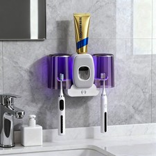 Rechargeable Toothbrush Holder,Wall Mounted Automatic Toothbrush Cleaning Too...