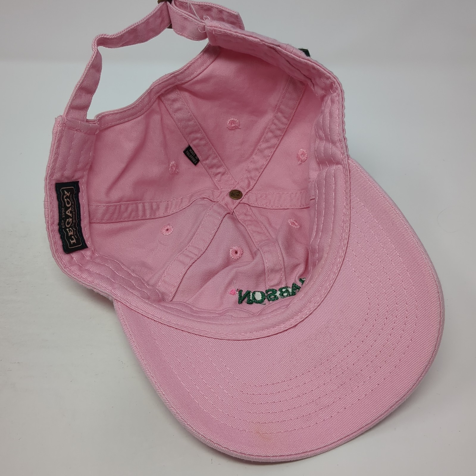 Babson Slideback Hat Solid Pink One Size Adjustab… - image 8