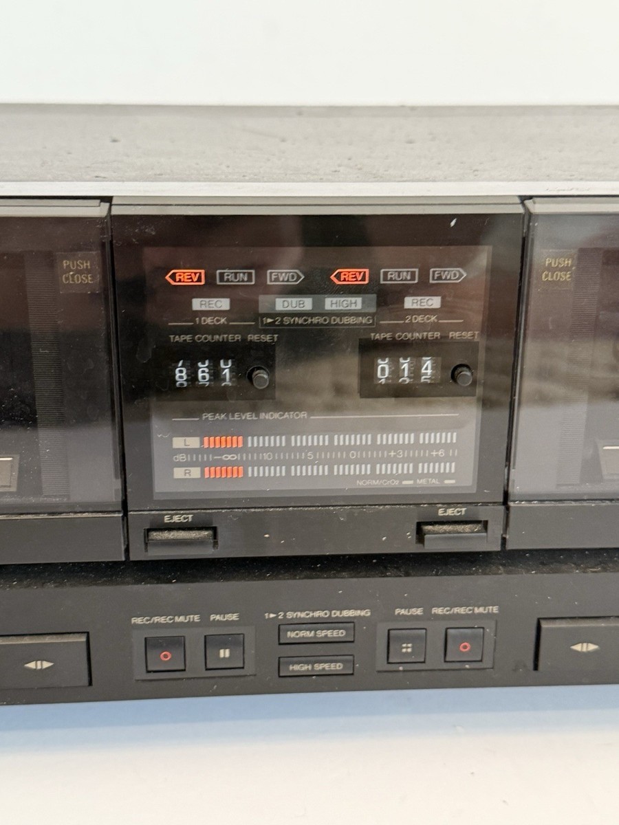 JVC TD-W801 Dual Cassette Deck Stereo | eBay