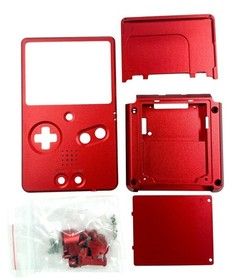 Unhinged Metal GBA SP Housing Boxy Style for Nintendo GameBoy Advance SP Pixel