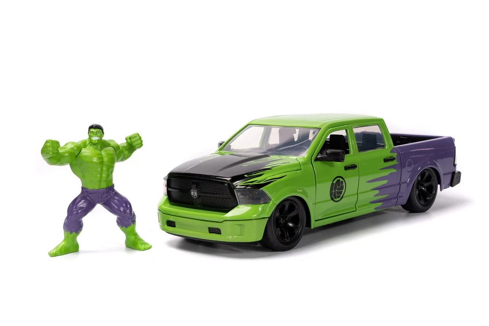 Dodge Ram 1500 W/ Hulk Figure MARVEL 2014 - Photo 1/1