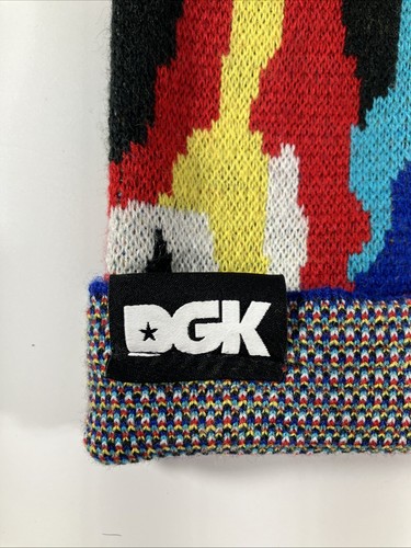 DGK Notorious Ski Maske Beanie Abdeckung Mehrfarbig Camo Sturmhaube Zumiez NEU Neu mit Etikett - Bild 5 von 11