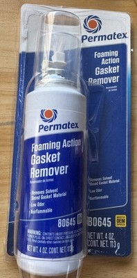 Permatex 80645 Foaming Action Gasket Remover 4 oz Aerosol OEM Formula New