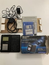 Sharp OZ-7000 Wizard Electronic Organizer with Link Converter and Box