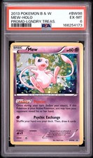 Mew 2013 Pokemon BW Black Star Promos #BW98 Holo Legendary Treasures PSA 6