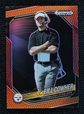 2025 Panini Prizm Black Football Prizm 140/225 Bill Cowher #118 HOF 0xh3