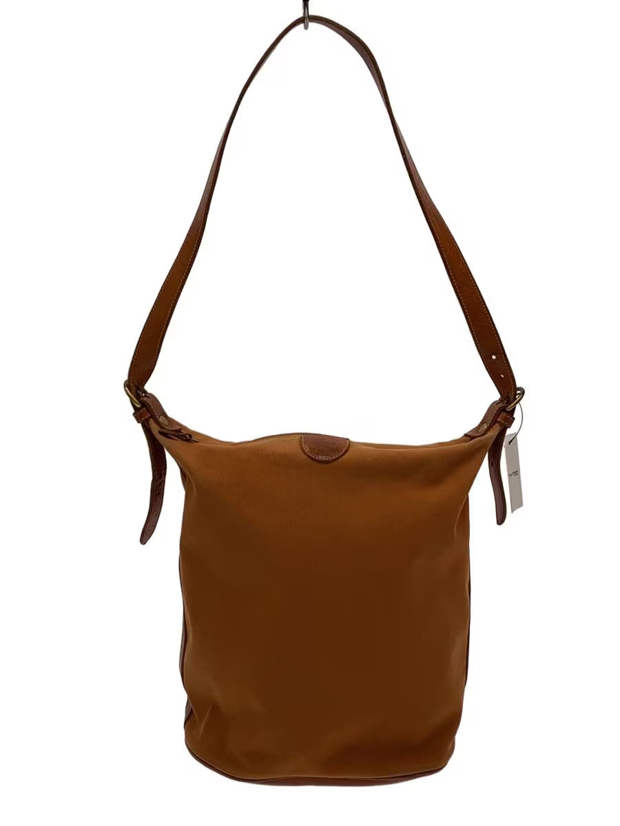 IL BISONTE Shoulder Bag, Leather x Canvas, CML