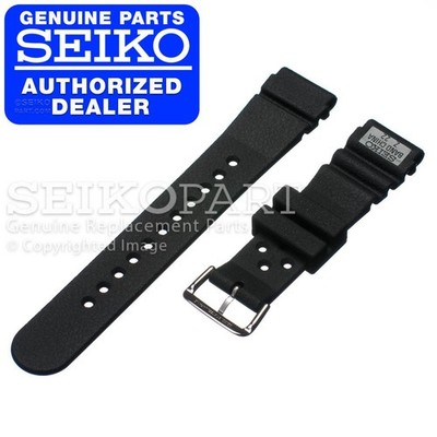 Seiko 4F24ZZ 22mm Rubber Band for Pro Diver Series Watches - Black