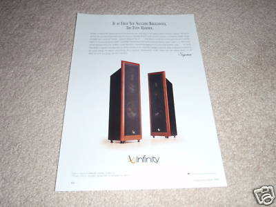 Infnity Sigma IRS Epsilon Speaker AD from 1996