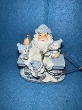 The Encore Group Vintage Santa at Desk With Snow Buddies Ornament 1999