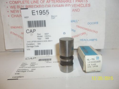 ACDelco HYD HL-75A 0.459 Lifters Engine Valve Lifters GM#5234315 NOS - 第 1/6 張圖片
