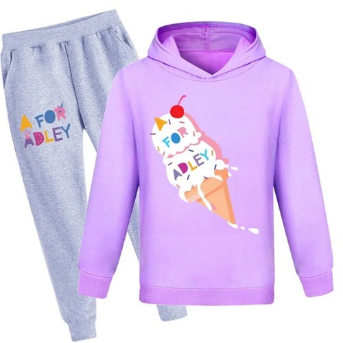 A FOR ADLEY Clothes Kids Pullover Hoodies Pants 2pcs Sets Sportsuit Toddler - Picture 24 of 37