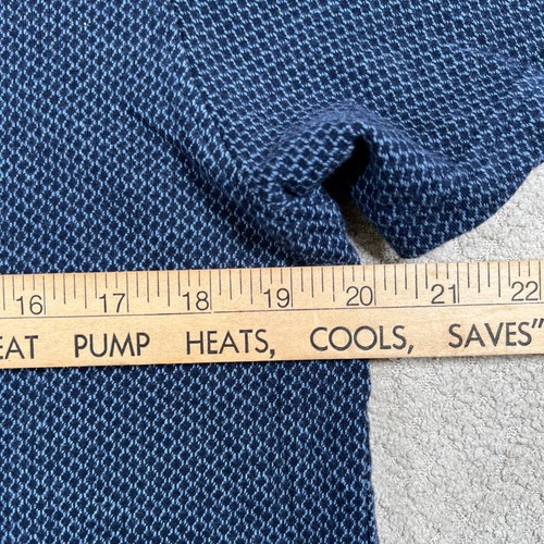 London Peter Werth Crew Neck Shirt Mens Size Large Blue Short Sleeve Casual Soft - Imagen 9 de 12