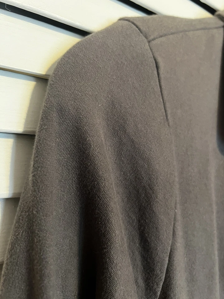 MAC & JAC Women’s Size XL Xlarge Cardigan Sweater Shirt Top Zipper Front Gray - Image 3 of 4