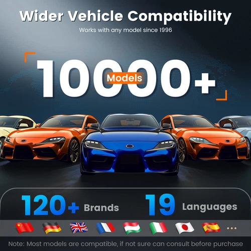 2025 ANCEL DS100 Car OBD2 Scanner Diagnostic Tool ABS SRS Engine DPF SAS EPB - Picture 11 of 18