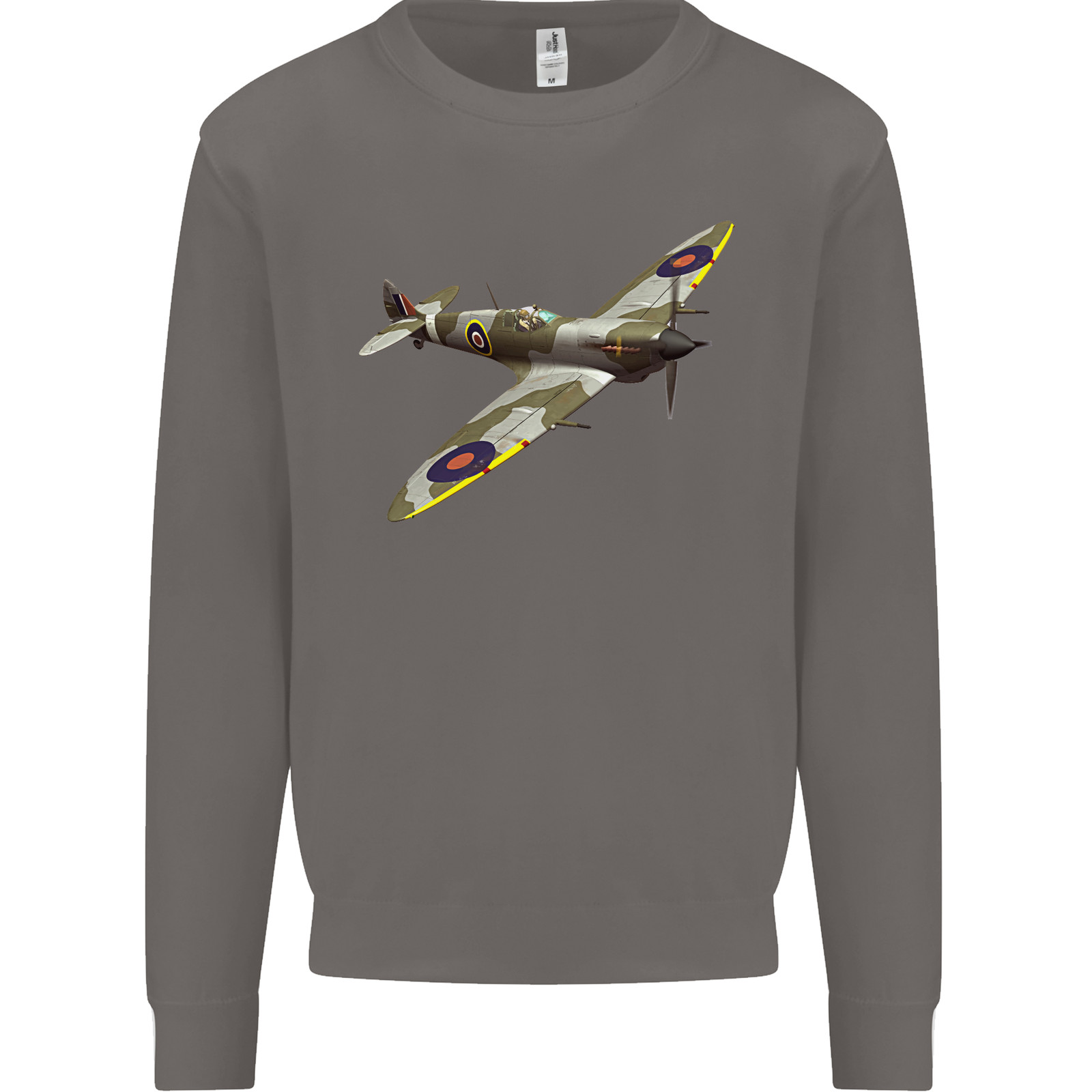 A Supermarine Spitfire Flying Solo Mens Sweatshirt Jumper image 5