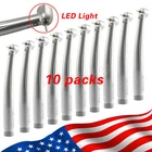 1-10 Turbina E-generator Dental LED Fiber Optic High Speed Handpiece 2 HOLE YBB